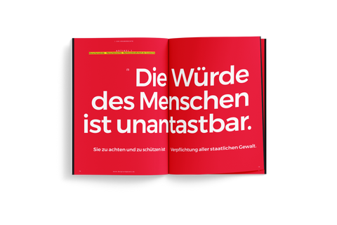 Das Grundgesetz als Magazin – 75 Jahre Verfassung