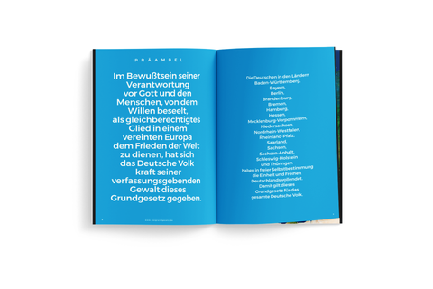 Das Grundgesetz als Magazin – 75 Jahre Verfassung