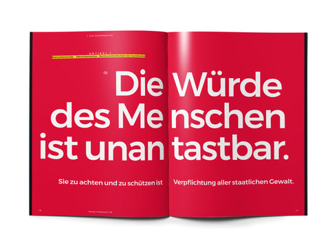 Das Grundgesetz als Magazin - Ausgabe 2025