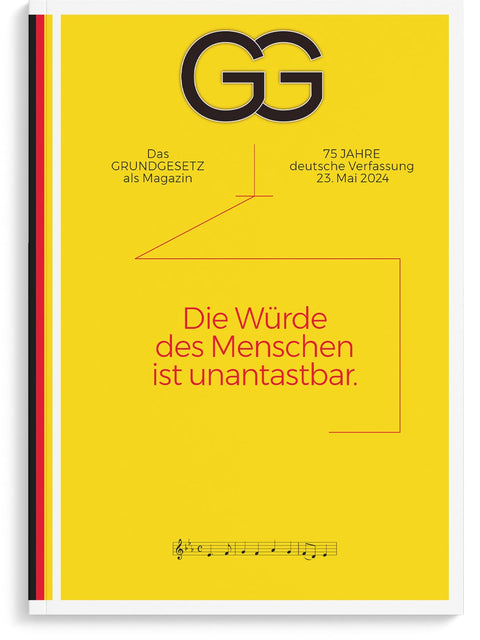 Das GRUNDGESETZ als Magazin – Cover