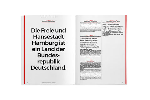 Die Verfassung der FREIEN UND HANSESTADT HAMBURG als Magazin