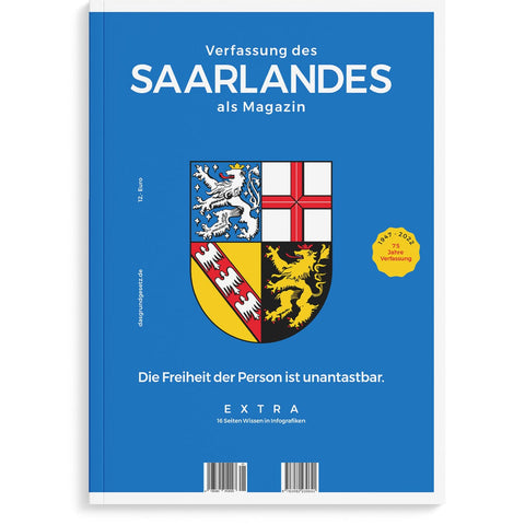 Verfassung des SAARLANDES als Magazin